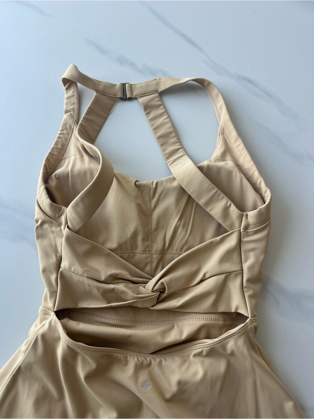 Beige Activewear Dress - Picture 4 of 4